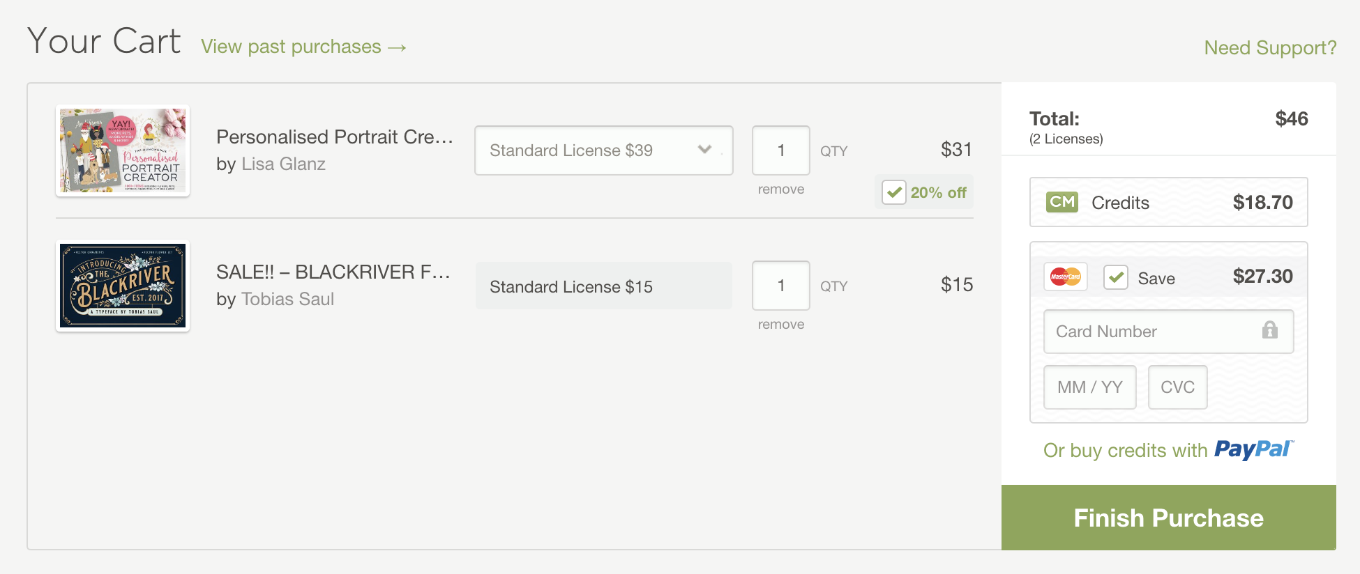 All About Creative Market’s Shopping Cart How can we help?